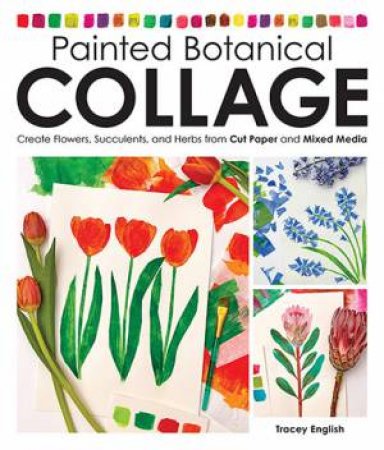 Painted Botanical Collage by Tracey English