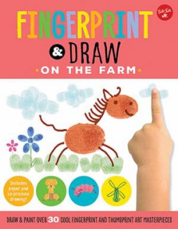 Fingerprint & Draw: On the Farm by Maite Balart