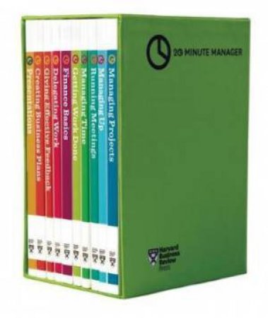 HBR 20-Minute Manager Boxed Set (10 Books) by Various