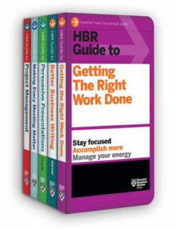 HBR Guides To Being An Effective Manager Collection (5 Books) by Various