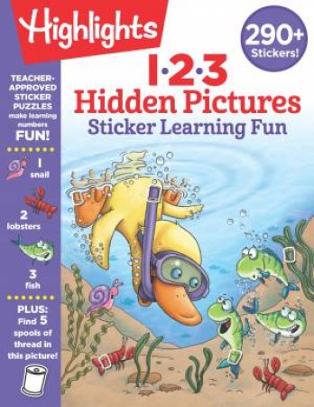 123 Hidden Pictures Sticker Learning Fun by Various