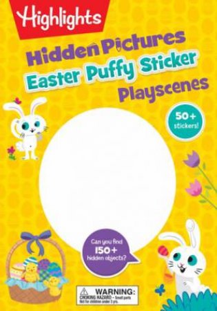 Easter Hidden Pictures Puffy Sticker Playscenes by Various