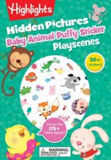 Baby Animal Hidden Pictures Puffy Sticker Playscenes