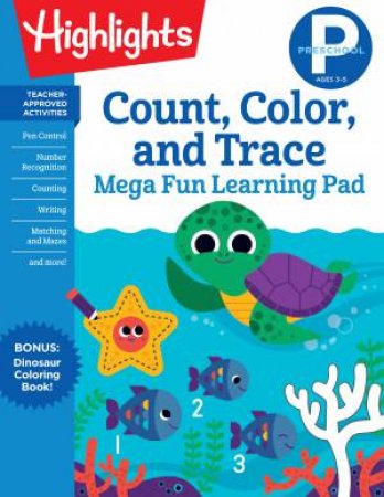 Preschool Count, Color, And Trace by Various