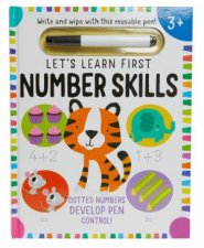 Lets Learn First Number Skills Write And Wipe