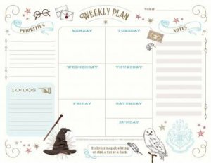 Harry Potter: Weekly Planner Notepad by Insights