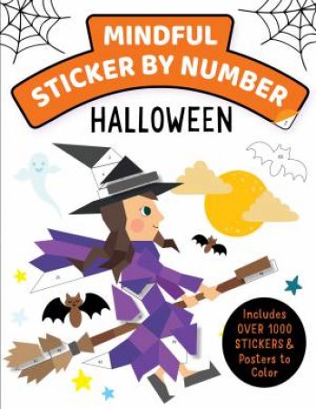 Mindful Sticker By Number: Halloween by Various