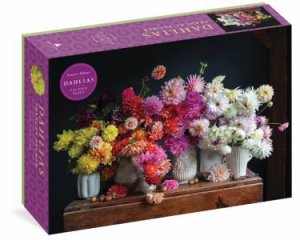 Dahlias 750-Piece Puzzle by Frances Palmer