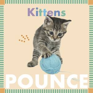 Kittens Pounce by Rebecca Stromstad Glaser