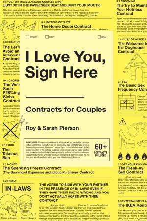 I Love You, Sign Here by Roy Pierson