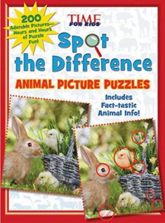 Spot The Difference Animal Picture Puzzles: 200 Adorable Pictures by Various