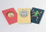 Rick And Morty Pocket Notebook Collection Set of 3