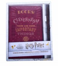 Harry Potter Hermione Granger Hardcover Ruled Journal And Wand Pen Set