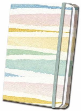 Pastel Striped Linen Journal by Editors of Thunder Bay Press