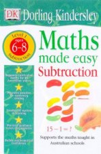 Maths Made Easy Subtraction Topic Workbook Level 1  Ages 6  8