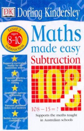 Maths Made Easy: Subtraction Topic Workbook Level 2 - Ages 8 - 10 by Various