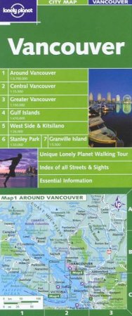 Lonely Planet City Map: Vancouver by Various