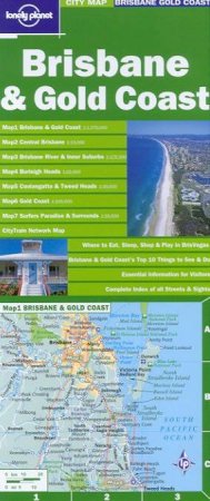 Lonely Planet City Map: Brisbane and Gold Coast by Various