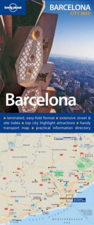 Lonely Planet City Map: Barcelona, 1st Ed by Various