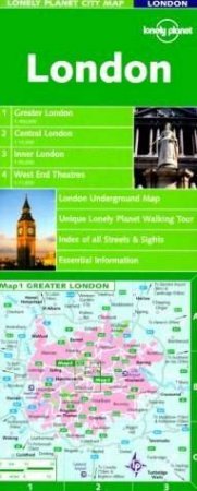 Lonely Planet: London New Map 1 by Planet Lonely