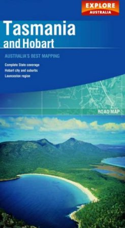 Explore Australia Road Map: Tasmania & Hobart by Explore Australia