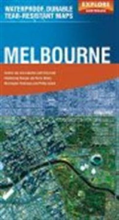 Explore Australia Polyart Road Map: Melbourne by Explore Australia