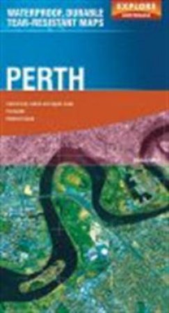 Explore Australia Polyart Road Map: Perth by Explore Australia