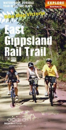 East Gippsland Rail Trail Bike Map by Bicycle Victoria 