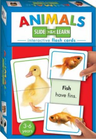 Animals Slide & Learn Interactive Flash Cards by Unknown