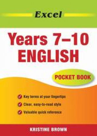 Excel Pocket Book: English - Years 7 - 10 by Various