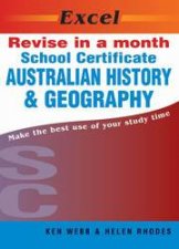 Excel Revise In A Month School Certificate Australian History And Geography