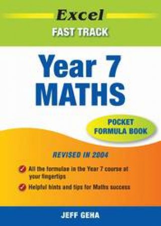 Excel Pocket Book: Maths - Year 7 by Jeff Geha