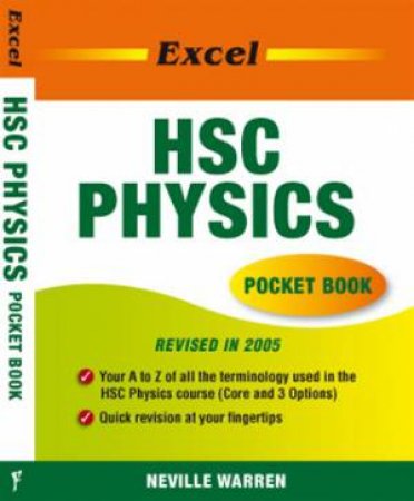 Excel HSC Physics Pocket Book by Neville Warren