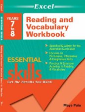 Excel Essential Skills Reading  Vocabulary Yr 7  8