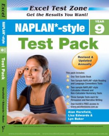 NAPLAN* Style Year 9 Test Pack by Alan Horsfield, Lyn Baker & Lisa Edwards