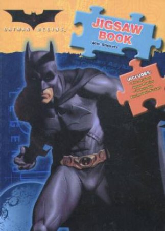 Batman Begins: Jigsaw Book With Stickers by Unknown