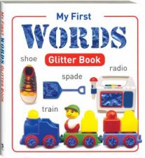 My First Glitter Board Book Words