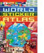 Sticker Atlas World With Giant Wallchart