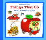 Richard Scarry Things That Go Story  Stencil Book