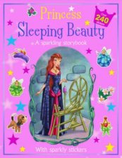 Fairy Tale Glitter Sticker Books Sleeping Beauty