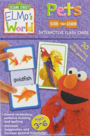 Slide & Learn Flashcards: Elmo's World Animals by Various