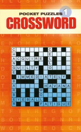 Pocket Puzzles: Crossword 1 by Unknown