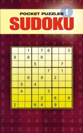 Pocket Puzzles: Sudoku 1 by Unknown