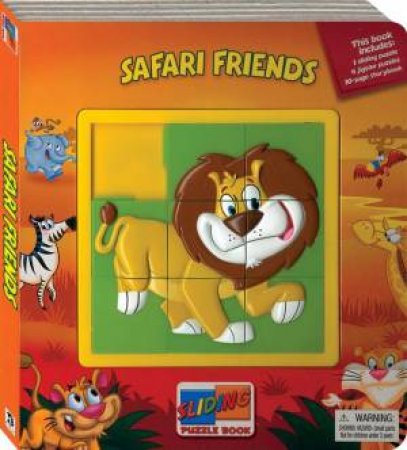 Sliding Puzzle Book: Safari Friends by None