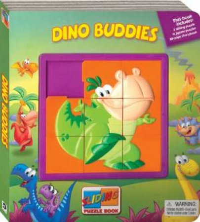 Sliding Puzzle Book: Dino Buddies by None