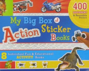 My Big Box Of Action Sticker Books by None