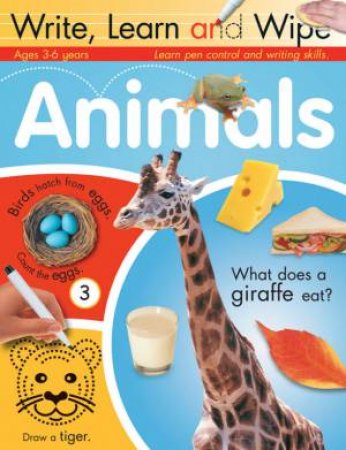 Write & Wipe Learning: Animals by Various