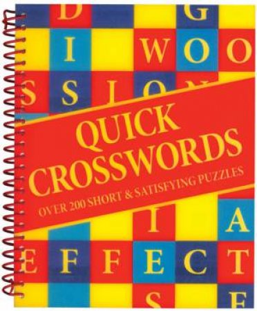 Quick Crosswords by Various