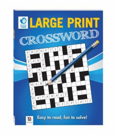 Large Print Puzzles (Series 2): Crosswords Blue by Various