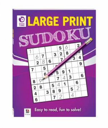 Large Print Puzzles  (Series 2): Sudoku 1 Purple by Various